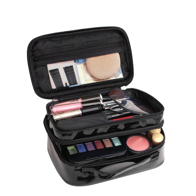 Double layer Cosmetic Bags PU Lady's Waterproof Make Up Tools Organizer Pouch Wash Toiletry Vanity Travel Case Box Accessories
Double layer Cosmetic Bags PU Lady's Waterproof Make Up Tools Organizer Pouch Wash Toiletry Vanity Travel Case Box Accessories