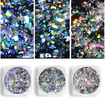 3 colors Chameleon Glass mirror craft Nails Art Glitter Powder Decorations Chrome Pigment Manicure accessory
3 colors Chameleon Glass mirror craft Nails Art Glitter Powder Decorations Chrome Pigment Manicure accessory
