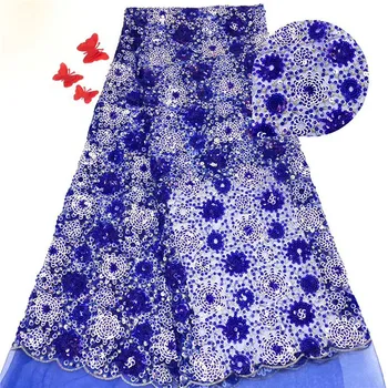 African Lace Fabric 2019 High Quality Lace Fabric French Sequins Net Tulle Fabrics blue Nigerian Laces For Wedding Dress
African Lace Fabric 2019 High Quality Lace Fabric French Sequins Net Tulle Fabrics blue Nigerian Laces For Wedding Dress