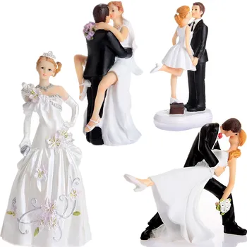 Romantic Cake Bride Groom Cake Toppers Wedding Cupcake figurines Decoration Party Supplies for Funny Wedding Engagement 1pcs
Romantic Cake Bride Groom Cake Toppers Wedding Cupcake figurines Decoration Party Supplies for Funny Wedding Engagement 1pcs