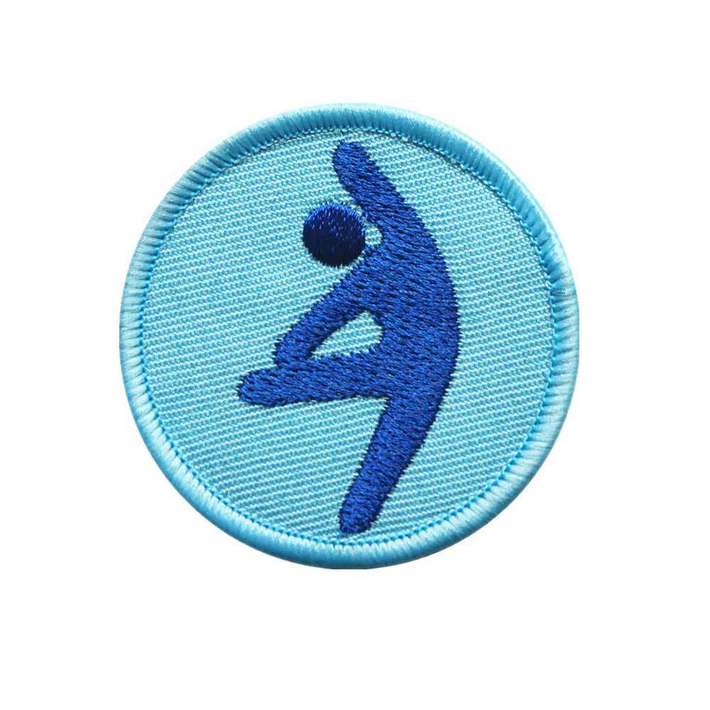 5CM Blue Embroidered Sew Iron On Patches Dancing Armband Medal Badges For Jeans Shirt DIY Appliques Decoration
5CM Blue Embroidered Sew Iron On Patches Dancing Armband Medal Badges For Jeans Shirt DIY Appliques Decoration