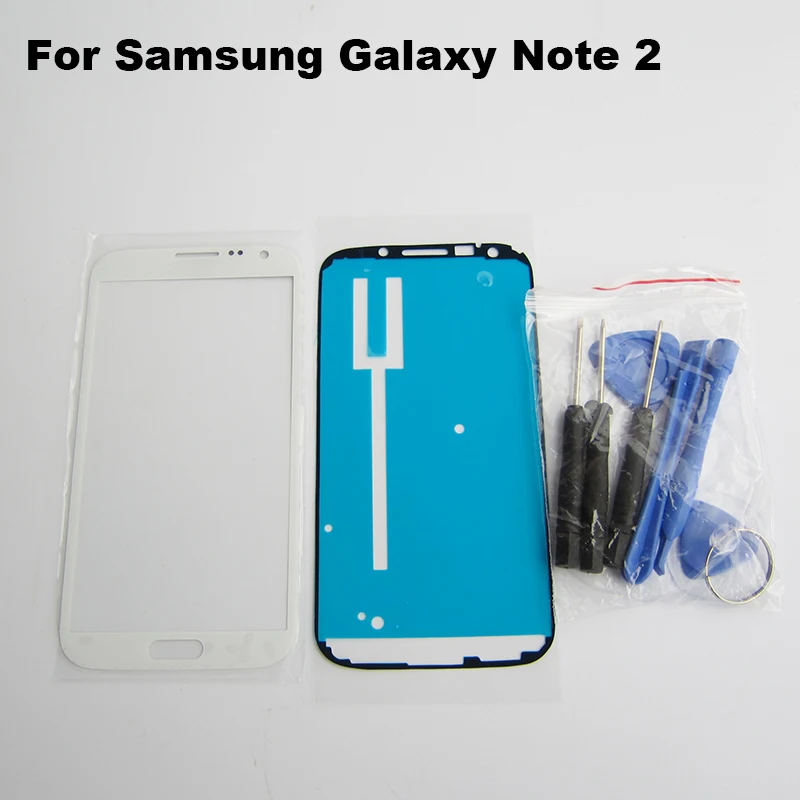 For Samsung Galaxy Note 2 II N7100 N7105 Touchscreen Panel Outer Front Glass on SAMSUNG Note II 2 LCD Front Glass Lens + Tools
For Samsung Galaxy Note 2 II N7100 N7105 Touchscreen Panel Outer Front Glass on SAMSUNG Note II 2 LCD Front Glass Lens + Tools