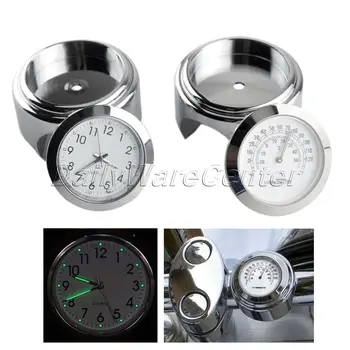 7/8" 1" Waterproof Motorcycle White Handlebar Mount Dial Clock Watch+Temp Thermometer for Yamaha MotorBike Accessories
7/8" 1" Waterproof Motorcycle White Handlebar Mount Dial Clock Watch+Temp Thermometer for Yamaha MotorBike Accessories