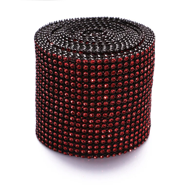 4.75"x1 Yard (18rows/ 12cm) Red Diamond Mesh Wrap Roll Sparkle Hot Fix Glass Rhinestone Crystal Ribbon Trimming Decorations
4.75"x1 Yard (18rows/ 12cm) Red Diamond Mesh Wrap Roll Sparkle Hot Fix Glass Rhinestone Crystal Ribbon Trimming Decorations