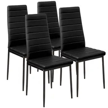 Panana 4/6 pcs Faux Leather High Back /white Dining Chairs Set Black Metal Leg Padded Seat Kitchen Ship to Europe
Panana 4/6 pcs Faux Leather High Back /white Dining Chairs Set Black Metal Leg Padded Seat Kitchen Ship to Europe