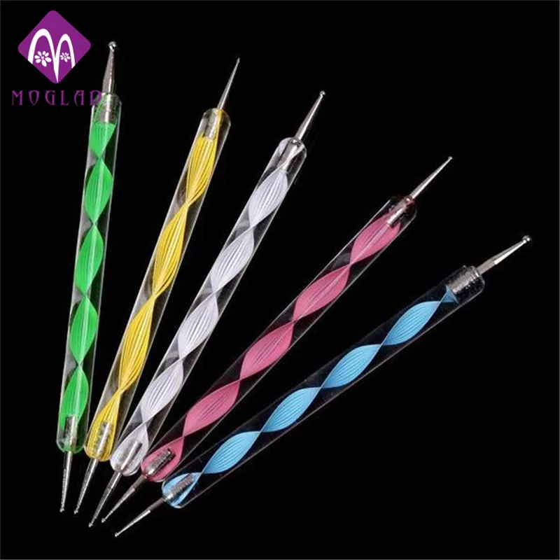 5 pcs/set 2-Way spiral nail art dotting pen Marbleizing Painting Nail Tool dot Set For UV Gel Nail Tool Hot Selling
5 pcs/set 2-Way spiral nail art dotting pen Marbleizing Painting Nail Tool dot Set For UV Gel Nail Tool Hot Selling
