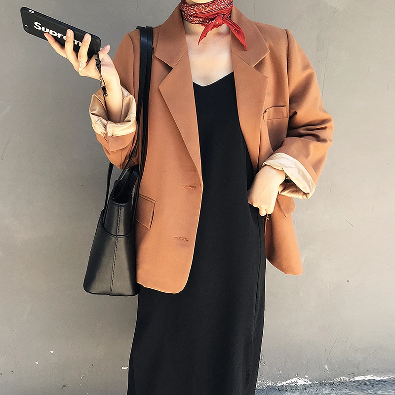 2019 Women Oversize Blazers and Jackets Casual Blazer Femme Chic Chaqueta Mujer Bleiser Feminino
2019 Women Oversize Blazers and Jackets Casual Blazer Femme Chic Chaqueta Mujer Bleiser Feminino