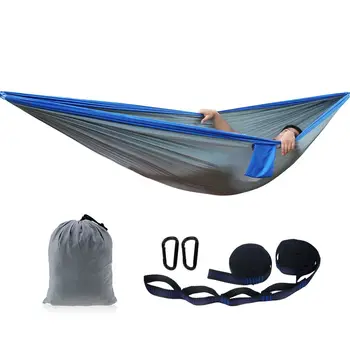 Double 300*200 Lightweight Outdoor Portable Parachute OEM logo Camping park Hammock with Adjustable Hanging Strap Carabiners
Double 300*200 Lightweight Outdoor Portable Parachute OEM logo Camping park Hammock with Adjustable Hanging Strap Carabiners