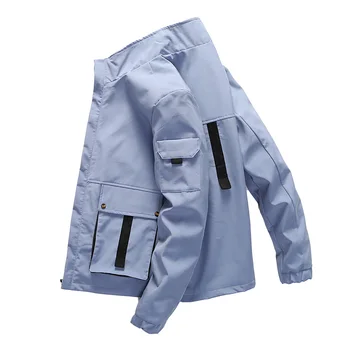 Autumn New Jacket Men Slim Fashion Solid Color Casual Stand Collar Jacket Man Streetwear Hip Hop Bomber Jacket Male Clothes
Autumn New Jacket Men Slim Fashion Solid Color Casual Stand Collar Jacket Man Streetwear Hip Hop Bomber Jacket Male Clothes