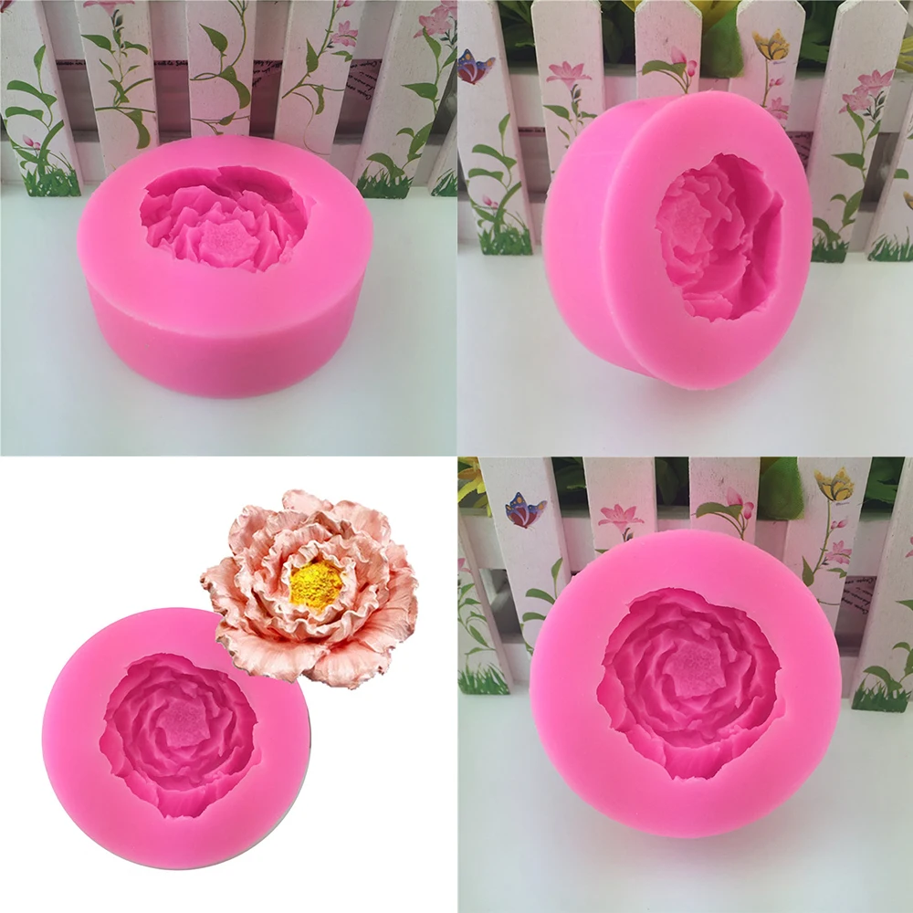 New Cake Candle Decor DIY 3D Peony Flower Shape Fondant Mold Silicone Sugarcraft Cake Mold Baking Accessories
New Cake Candle Decor DIY 3D Peony Flower Shape Fondant Mold Silicone Sugarcraft Cake Mold Baking Accessories