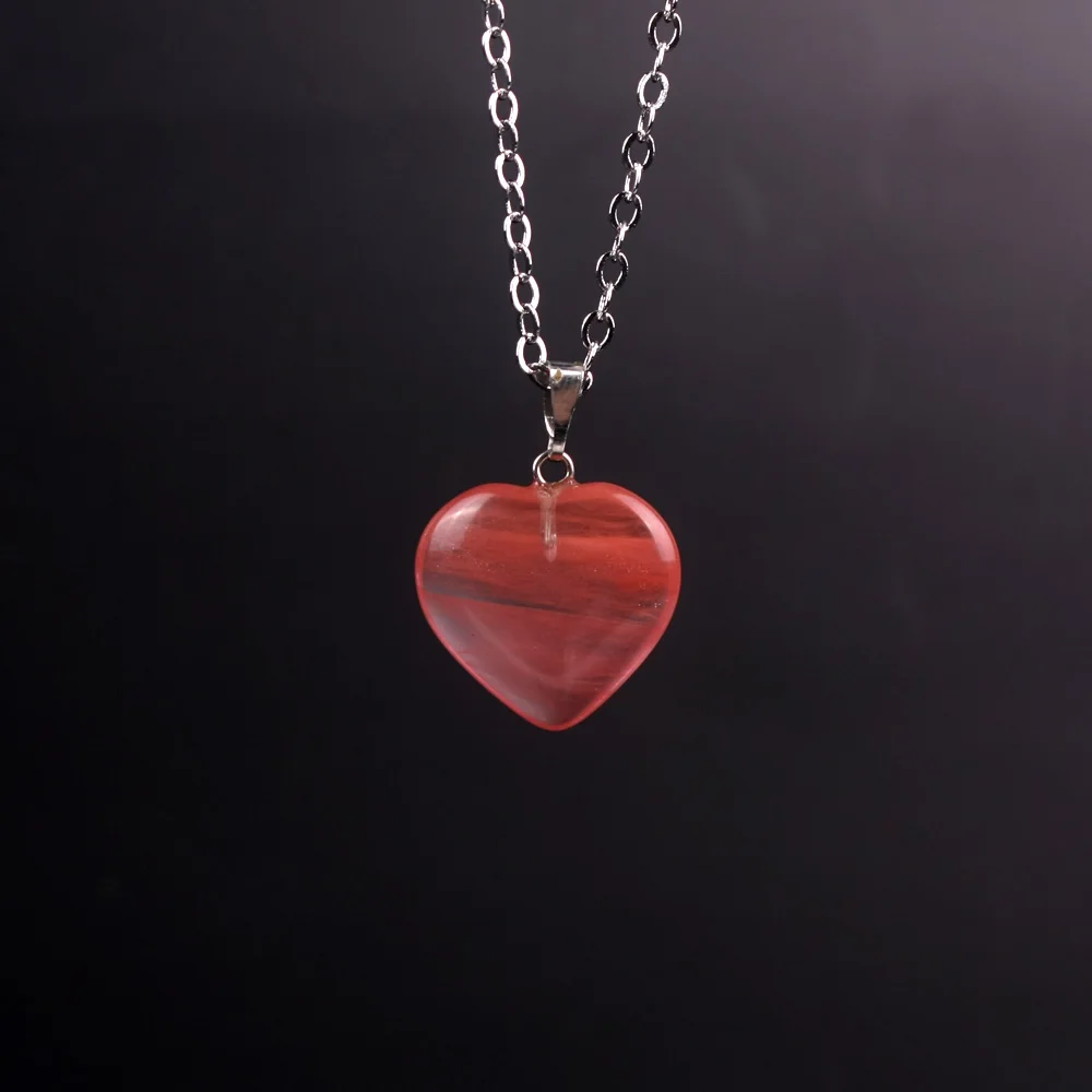 Wholesale Assorted 50pcs Mixed Natural Stone Strawberry Quartz Opal Charms Necklaces 20mm Heart Pendants For Jewelry Making Free
Wholesale Assorted 50pcs Mixed Natural Stone Strawberry Quartz Opal Charms Necklaces 20mm Heart Pendants For Jewelry Making Free
