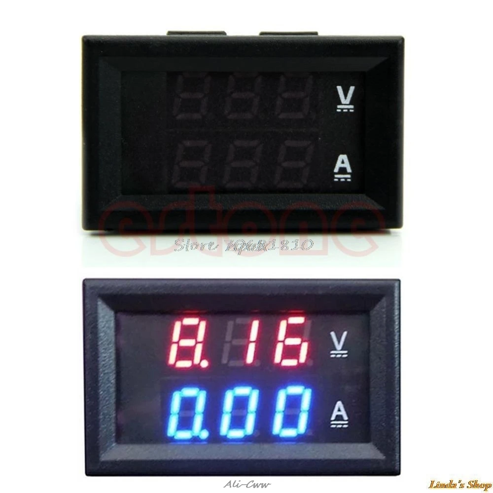 New LED Amp Dual Digital Volt Meter Gauge DC 100V 10A Voltmeter Ammeter Blue + Red Consumer Electronics
New LED Amp Dual Digital Volt Meter Gauge DC 100V 10A Voltmeter Ammeter Blue + Red Consumer Electronics
