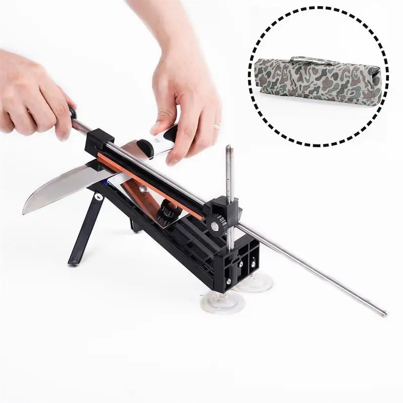 Professional Knife Sharpener Kitchen Blade Fix-angle Sharpening Tool with 4 Stones
Professional Knife Sharpener Kitchen Blade Fix-angle Sharpening Tool with 4 Stones