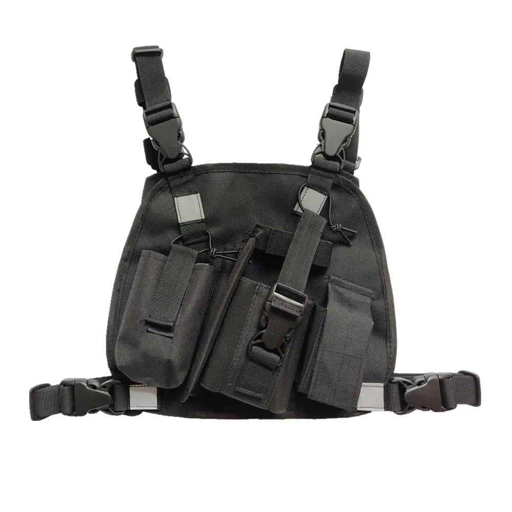 Outdoor Rescue Radio Harness Chest Front Pack Pouch Holster Vest bag for Search And Rescue Station Walkie Talkie
Outdoor Rescue Radio Harness Chest Front Pack Pouch Holster Vest bag for Search And Rescue Station Walkie Talkie