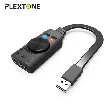 Plexton GS3 Virtual 7.1USB Sound Card External Audio Card 3.5mm Adapter USB To Earphone
Plexton GS3 Virtual 7.1USB Sound Card External Audio Card 3.5mm Adapter USB To Earphone