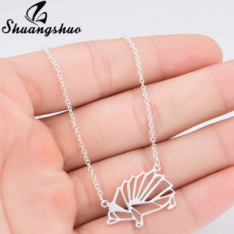 Shuangshuo New Fashion Origami Hedgehog Geometric Necklaces & Pendants Hedgehog Necklace Women Animal Necklace Choker collares
Shuangshuo New Fashion Origami Hedgehog Geometric Necklaces & Pendants Hedgehog Necklace Women Animal Necklace Choker collares