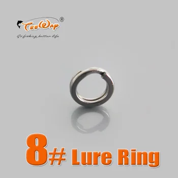 200pcs/lot Lure Ring Stainless Steel Split Rings for Blank Lures Crankbait Hard Bait Fishing Ring Bass Walleye Fishing UPR8mm
200pcs/lot Lure Ring Stainless Steel Split Rings for Blank Lures Crankbait Hard Bait Fishing Ring Bass Walleye Fishing UPR8mm