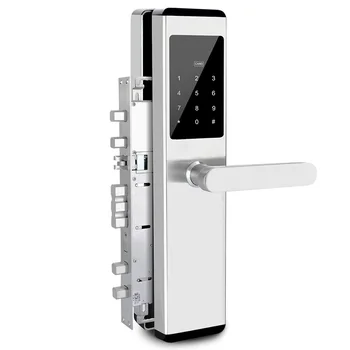 Bluetooth Electronic Keyless Code Door Lock Unlock With Code Smart Phone APP Mechanical Key
Bluetooth Electronic Keyless Code Door Lock Unlock With Code Smart Phone APP Mechanical Key