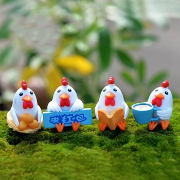 Miniature Chicks figurine Decor Mini Fairy Garden cartoon character figure statue Model anime Resin craft ornaments DW-S-098 
Miniature Chicks figurine Decor Mini Fairy Garden cartoon character figure statue Model anime Resin craft ornaments DW-S-098