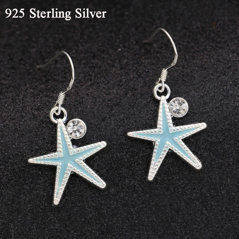 JAKONGO 925 Sterling Silver Women's Jewelry Fashion Starfish Drop Dangle Earrings for Girls Kids Lady Gift
JAKONGO 925 Sterling Silver Women's Jewelry Fashion Starfish Drop Dangle Earrings for Girls Kids Lady Gift