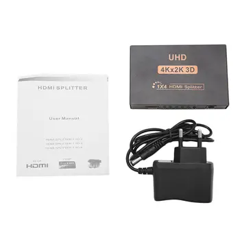 4K HDMI Splitter 1X4 Port HDMI Switch Switcher HDMI 2.0 2.1 Cable HUB adapter For mini projector tv box ps4 xiaomi tv pc
4K HDMI Splitter 1X4 Port HDMI Switch Switcher HDMI 2.0 2.1 Cable HUB adapter For mini projector tv box ps4 xiaomi tv pc