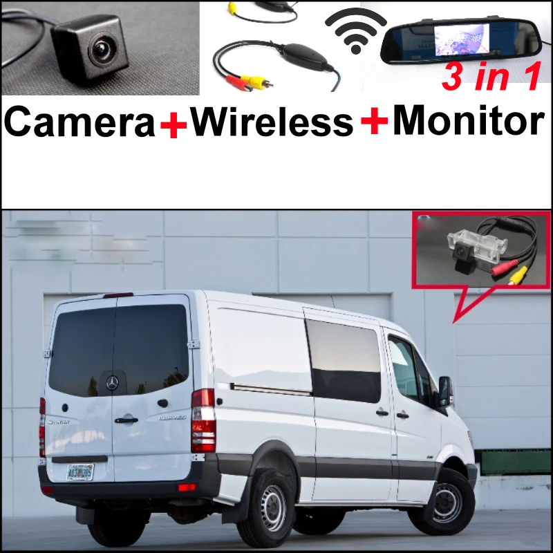 3 in 1 Special Camera + Wireless Receiver + Mirror Monitor Rear View Back Up Parking System For Mercedes Benz For Dodge Sprinter
3 in 1 Special Camera + Wireless Receiver + Mirror Monitor Rear View Back Up Parking System For Mercedes Benz For Dodge Sprinter