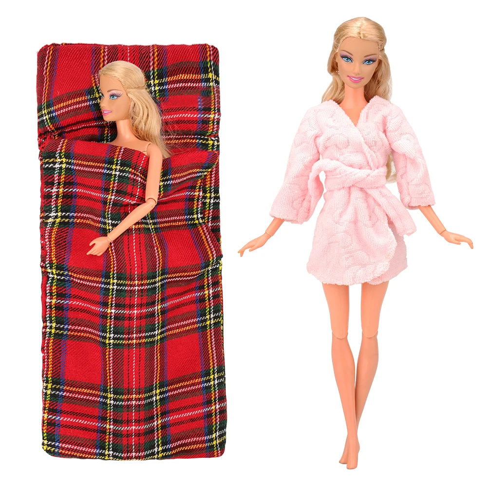 Doll Accessories Handmade 2 Items/Set= One Dress + One Sleeping bag For Barbie Doll Best Gift Girl Our Generation Doll Clothes
Doll Accessories Handmade 2 Items/Set= One Dress + One Sleeping bag For Barbie Doll Best Gift Girl Our Generation Doll Clothes