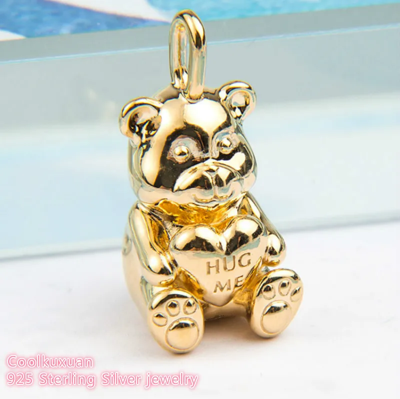 2019 Mother's Day Original 925 Sterling Silver Theodore Bear Charm Beads Gold color Pendant beads Fit Pandora Charms Bracelet
2019 Mother's Day Original 925 Sterling Silver Theodore Bear Charm Beads Gold color Pendant beads Fit Pandora Charms Bracelet