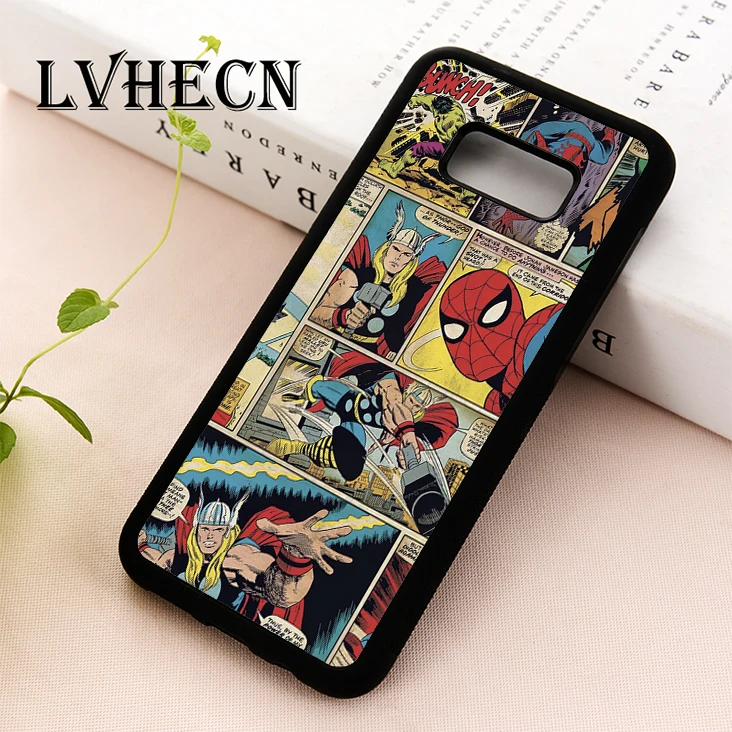 LvheCn phone case cover for Samsung Galaxy S5 S6 S7 S8 S9 S10 EDGE PLUS S10e lite Note 5 8 9 Marvel Comic Strip Spiderman Thor
LvheCn phone case cover for Samsung Galaxy S5 S6 S7 S8 S9 S10 EDGE PLUS S10e lite Note 5 8 9 Marvel Comic Strip Spiderman Thor
