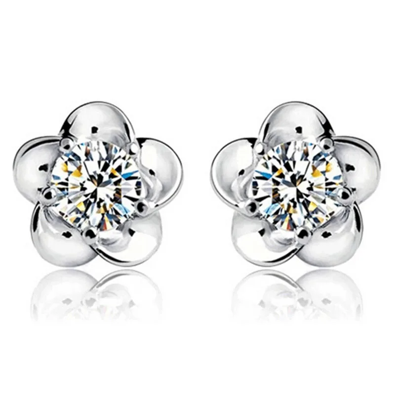 Exquisite Wild Super Silver Plated Ball Earrings Flower Shape Flash Retro Crystal Earrings Models Jewelry 1Pair
Exquisite Wild Super Silver Plated Ball Earrings Flower Shape Flash Retro Crystal Earrings Models Jewelry 1Pair