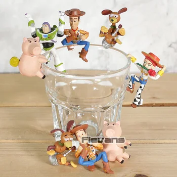Toy Story Woody Buzz Lightyear Jessie Alien Rex Lotso Hamm Slinky Dog Mini PVC Figures Cup Edge Toys Dolls 5pcs/set
Toy Story Woody Buzz Lightyear Jessie Alien Rex Lotso Hamm Slinky Dog Mini PVC Figures Cup Edge Toys Dolls 5pcs/set