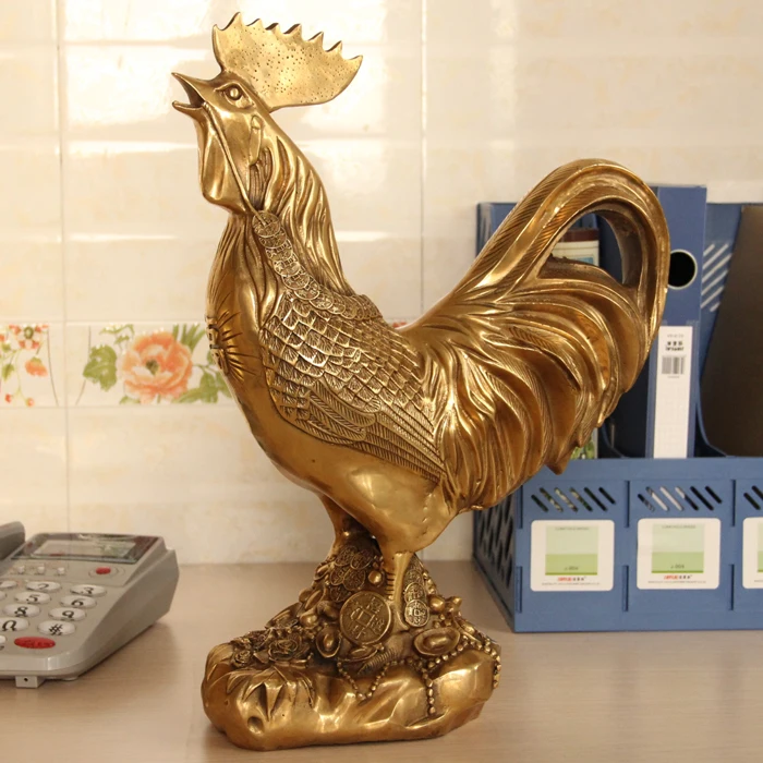 A Chicken Rooster Rooster large copper ornaments Home Furnishing crafts family decoration
A Chicken Rooster Rooster large copper ornaments Home Furnishing crafts family decoration