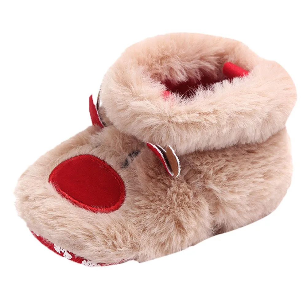 Baby Girls Boys Cartoon Fluffy Deer Warm Boot First Walkers Christmas bebek bot Autumn Winter Shoes baby Size 3 4 5 botas bebe
Baby Girls Boys Cartoon Fluffy Deer Warm Boot First Walkers Christmas bebek bot Autumn Winter Shoes baby Size 3 4 5 botas bebe