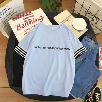 SEVENTEEN new harajuku loose splice t-shirt kpop Casual cotton t shirt striped Short sleeve o neck Tee shirt summer Women tops
SEVENTEEN new harajuku loose splice t-shirt kpop Casual cotton t shirt striped Short sleeve o neck Tee shirt summer Women tops