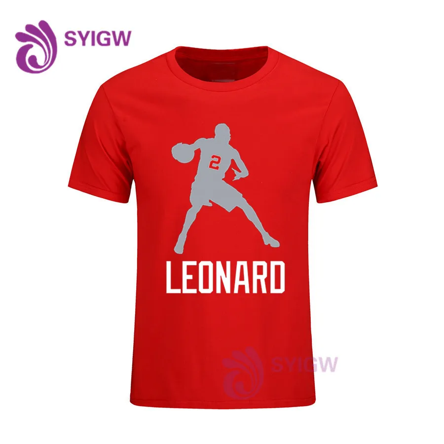 Мужские модные футболки kawhi leonard Design повседневные топы с короткими рукавами