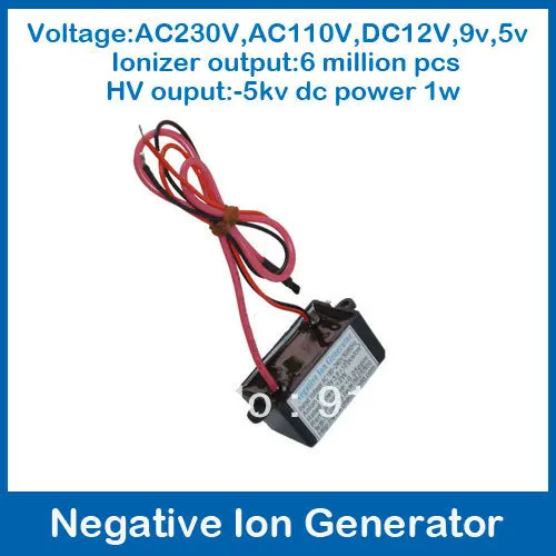 home air purifier anion generator AC230V AC110V Output -5.0kv dc ionizer density 6 million pcs,5pcs/lot wholesale
home air purifier anion generator AC230V AC110V Output -5.0kv dc ionizer density 6 million pcs,5pcs/lot wholesale