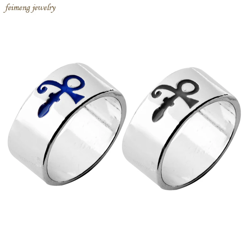 Hot Steampunk Prince Ankh Sign Symbol Logo Black & Blue Rain Ring Singer Ring Prince Artist Silver Plated Wedding Band Rings
Hot Steampunk Prince Ankh Sign Symbol Logo Black & Blue Rain Ring Singer Ring Prince Artist Silver Plated Wedding Band Rings