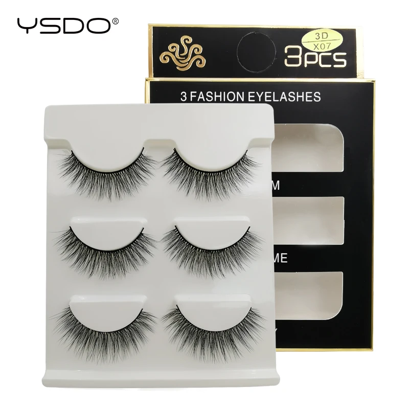 YSDO 1 box false eyelashes natural eyelashes 3d faux mink lashes dramatic eyelashes hand made 3 pair mink eyelashes faux cils 07
YSDO 1 box false eyelashes natural eyelashes 3d faux mink lashes dramatic eyelashes hand made 3 pair mink eyelashes faux cils 07