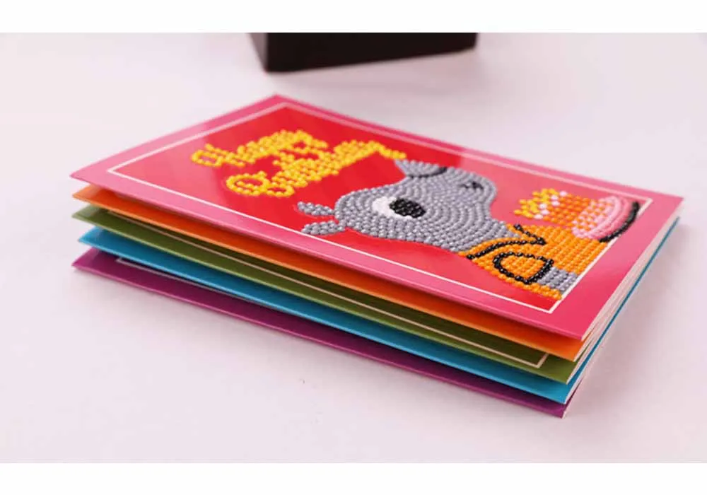 Moge 5D diy diamond painting cards diamond painting birthday card