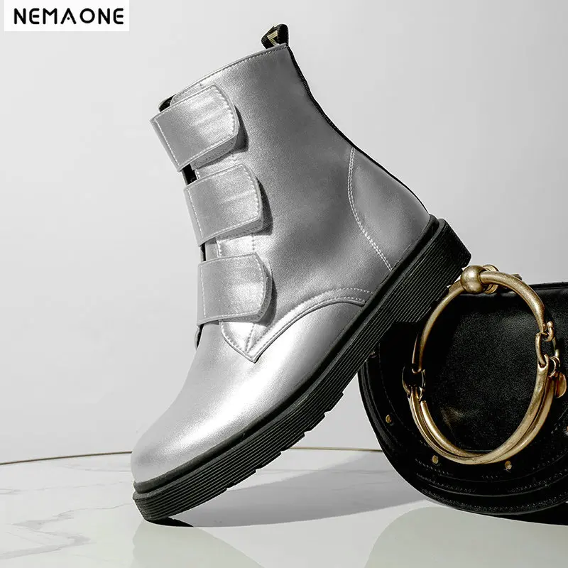 NEMAONE Women Ankle Boots Low Heels Autumn Ladies Shoes Woman rouned Toe Party Prom Pumps Ladies Boots large size 43
NEMAONE Women Ankle Boots Low Heels Autumn Ladies Shoes Woman rouned Toe Party Prom Pumps Ladies Boots large size 43