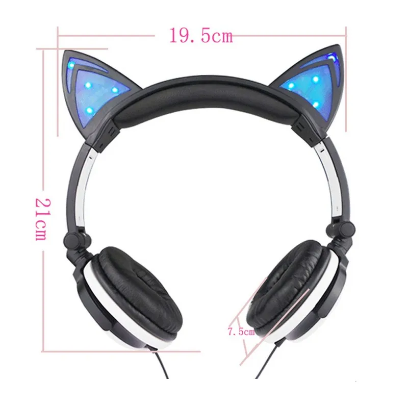 E0432-Gaming Headphones with Cat Ears Shape-1 (3)