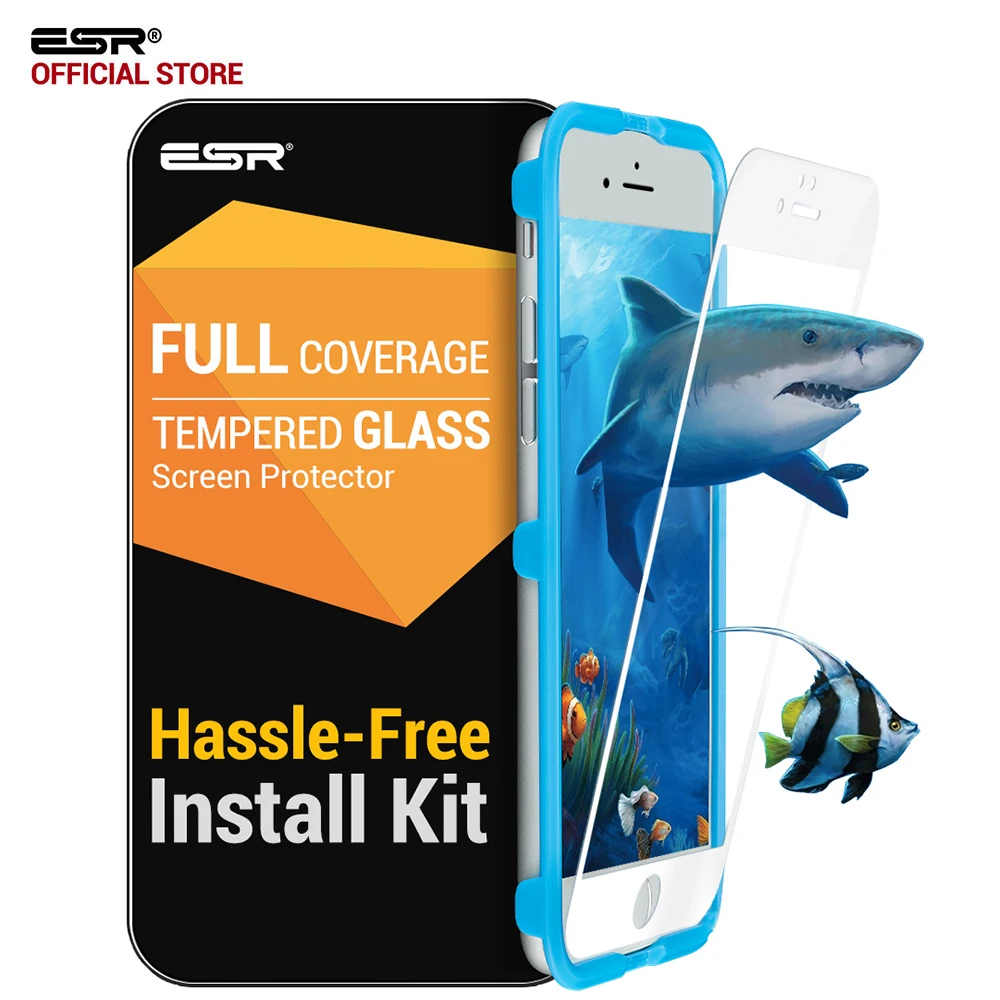 Screen Protector for iphone 6s/ 6 Plus , ESR Full Coverage Tempered Glass Screen Protector Protection for iphone 6s 6 6s 6sPlus
Screen Protector for iphone 6s/ 6 Plus , ESR Full Coverage Tempered Glass Screen Protector Protection for iphone 6s 6 6s 6sPlus