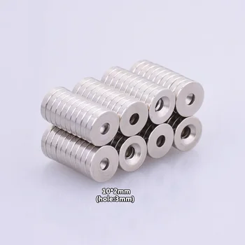 10pcs 10x2mm Hole 3mm Neodymium Super Strong Ring Disc Rare Earth Fridge Crafts Magnet,Craft Supplies,jewelry DIY-10110750
10pcs 10x2mm Hole 3mm Neodymium Super Strong Ring Disc Rare Earth Fridge Crafts Magnet,Craft Supplies,jewelry DIY-10110750