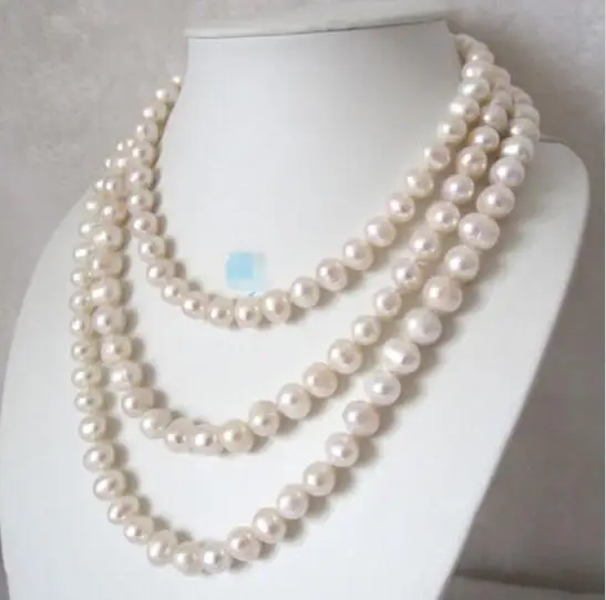 Hot sale new Style >>>>> 65" 9-10mm White Freshwater Pearl Necklace Pearl Long Necklace
Hot sale new Style >>>>> 65" 9-10mm White Freshwater Pearl Necklace Pearl Long Necklace