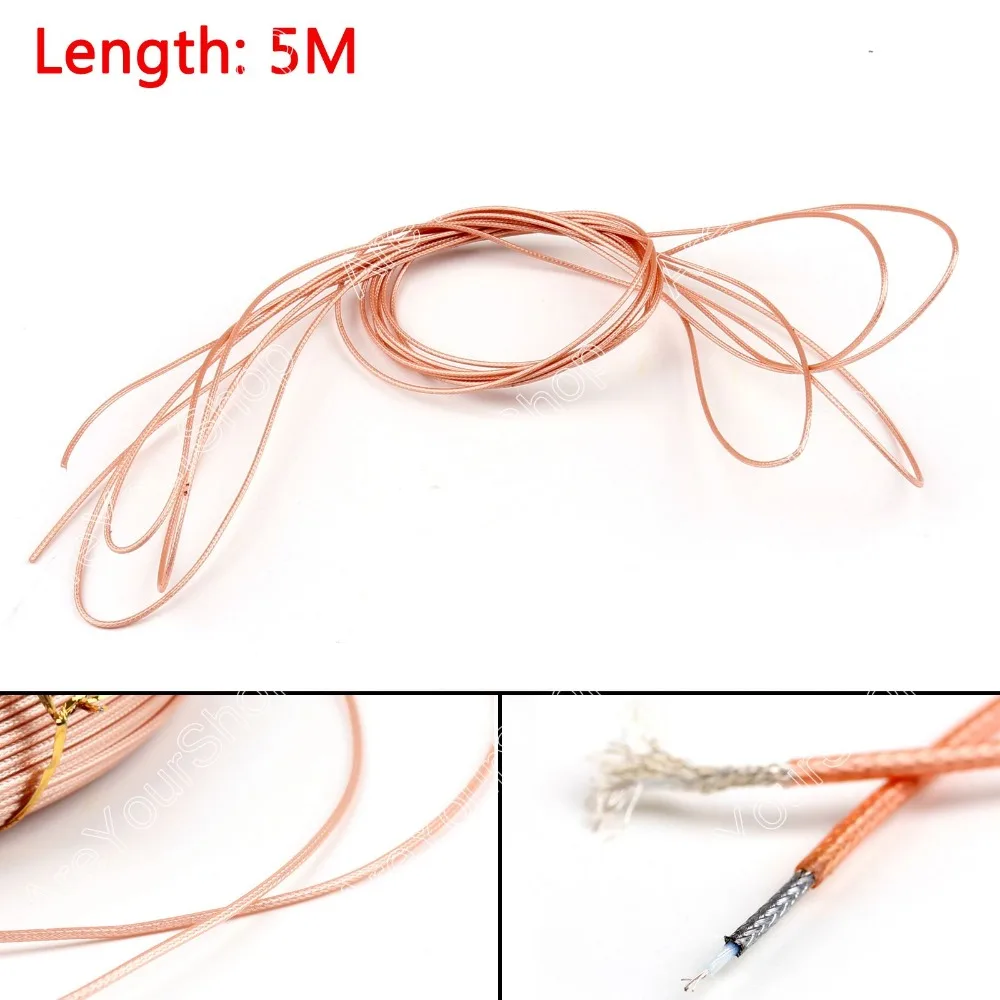 Areyourshop Sale 500cm 50ohm M17/93-RG178 Coax Pigtail RG178 RF Coaxial Cable Connector 16ft Plug J
Areyourshop Sale 500cm 50ohm M17/93-RG178 Coax Pigtail RG178 RF Coaxial Cable Connector 16ft Plug J