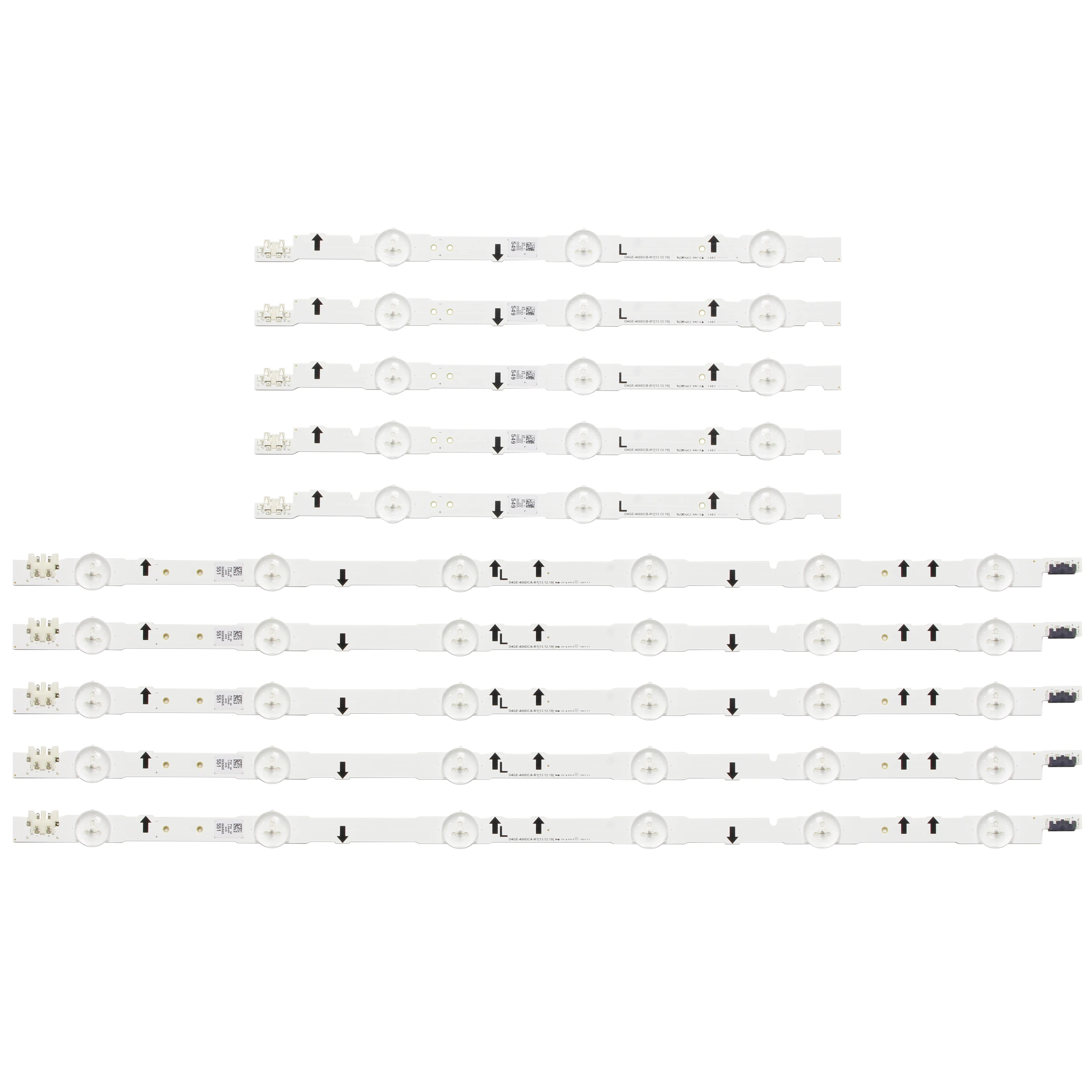 10pcs LED Backlight Strip 2014SVS40 D4GE-400DCA-R1 D4GE-400DCB-R1 For SamSung 40'' TV UE40H6500 UE40H5500 UE40H6200 UE40H5100
10pcs LED Backlight Strip 2014SVS40 D4GE-400DCA-R1 D4GE-400DCB-R1 For SamSung 40'' TV UE40H6500 UE40H5500 UE40H6200 UE40H5100