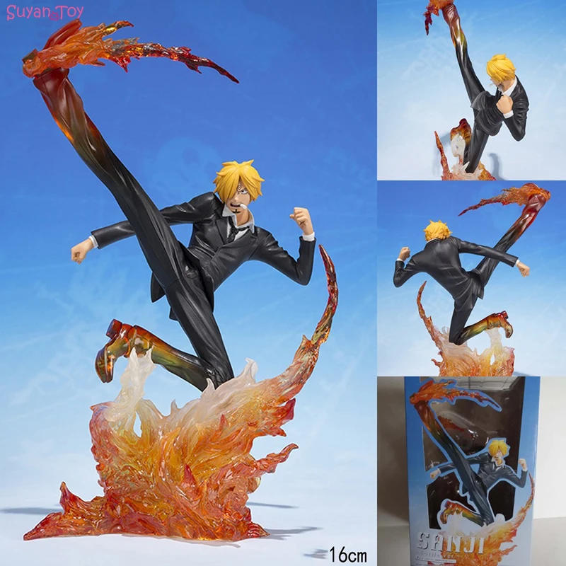 One Piece ZERO Figure Black Leg Vinsmoke Sanji Action Figure PVC Action Fire Battle Ver Ornaments Collection toys Gifts Model
One Piece ZERO Figure Black Leg Vinsmoke Sanji Action Figure PVC Action Fire Battle Ver Ornaments Collection toys Gifts Model