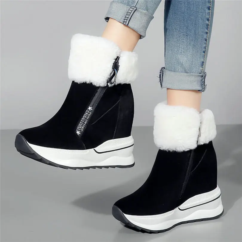 New Winter Creepers Women Shoes Cow Suede Leather Wedges High Heel Pumps Warm Fur Platform Ankle Boots Hi-Top Punk Oxfords Shoes
New Winter Creepers Women Shoes Cow Suede Leather Wedges High Heel Pumps Warm Fur Platform Ankle Boots Hi-Top Punk Oxfords Shoes