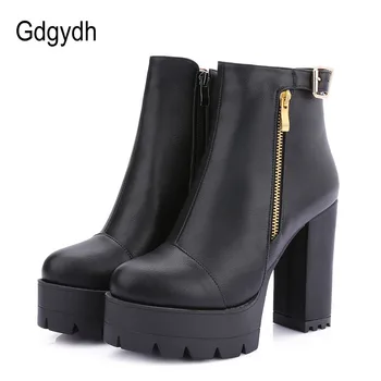 Gdgydh Spring Women's Shoes High Heels New Arrival Fashion Buckle Brown Round Toe Autumn Motorcycle Boots Platform Plus Size 42
Gdgydh Spring Women's Shoes High Heels New Arrival Fashion Buckle Brown Round Toe Autumn Motorcycle Boots Platform Plus Size 42