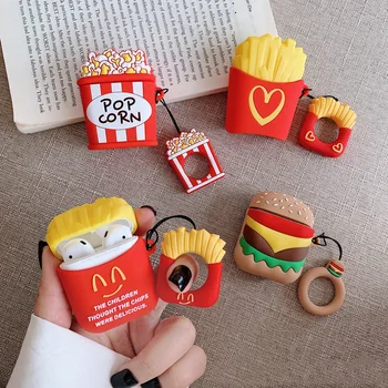 Cute Cartoon Hamburger For Apple Airpods Case Bluetooth Earphone Case For Airpods Silicone Cases Headset Protective Cover Bag
Cute Cartoon Hamburger For Apple Airpods Case Bluetooth Earphone Case For Airpods Silicone Cases Headset Protective Cover Bag
